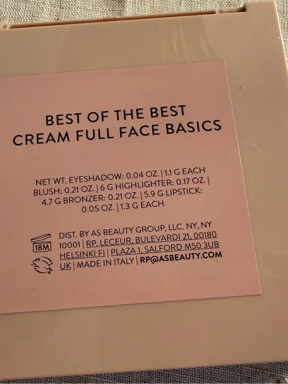 Laura Geller Crème Full Face Basics Compact New w/ Box Eyeshadow, Bronzer & More